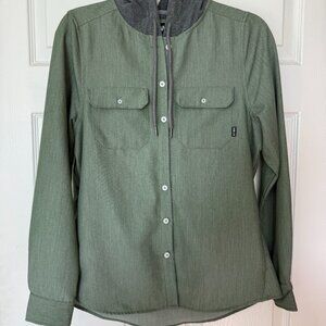 Never Worn Alpha Forward Chambray Jacket